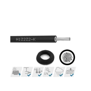 HIS Cable 1x6 čierna - 500m